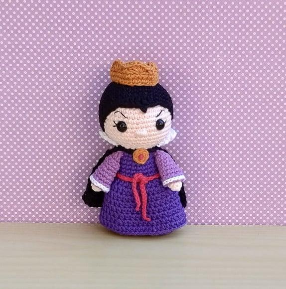 Rainha Má - Branca de Neve Amigurumi ** Pronta Entrega