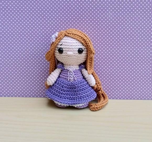 Rapunzel ( Enrolados) Amigurumi ** Pronta Entrega