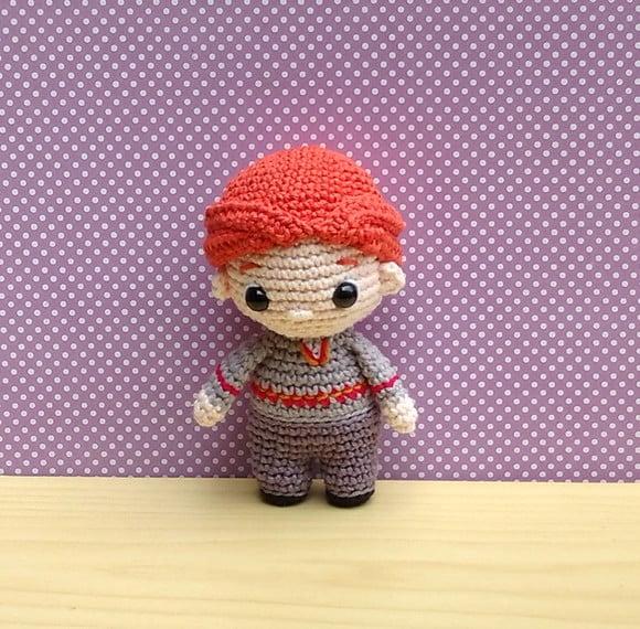 Rony Wesley - Harry Potter Amigurumi *pronta Entrega