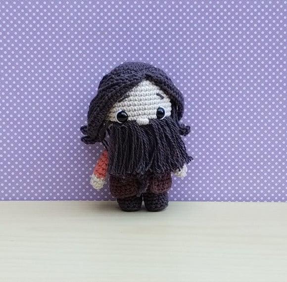 Rúbeo Hagrid - Harry Potter Amigurumi *pronta Entrega