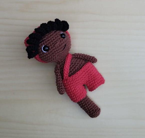 Saci - Sítio do Pica Pau Amarelo Amigurumi *pronta Entrega