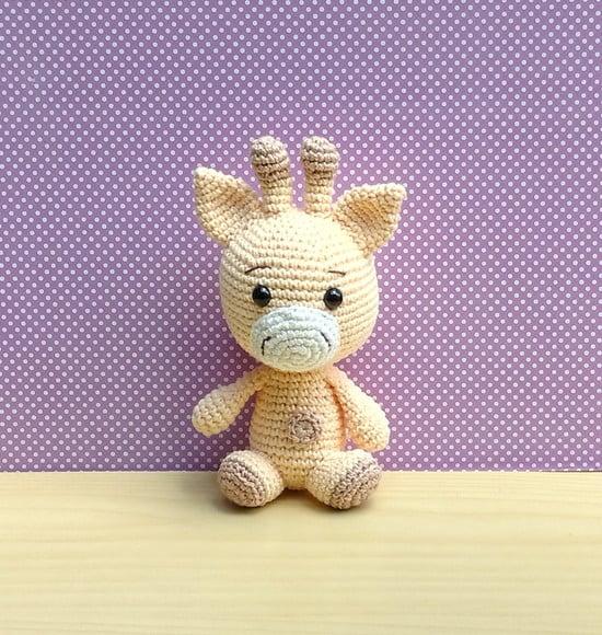Safári Baby - Girafa Amigurumi