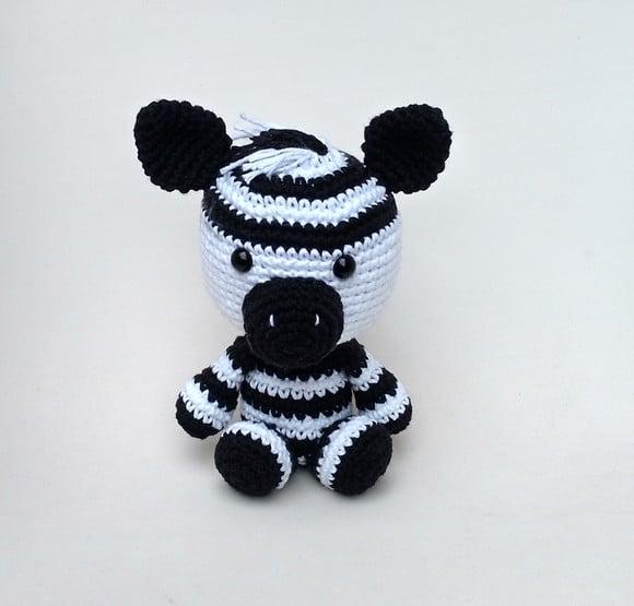 Safári Baby - Zebra Amigurumi