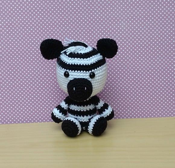 Safári Baby - Zebra Amigurumi