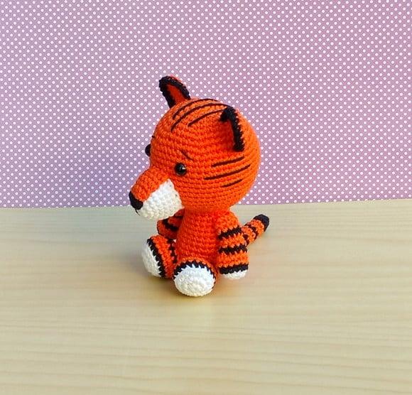 Safári Baby - Tigre Amigurumi