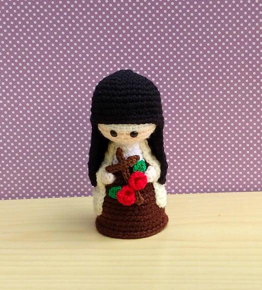 Santa Teresinha do Menino Jesus Amigurumi