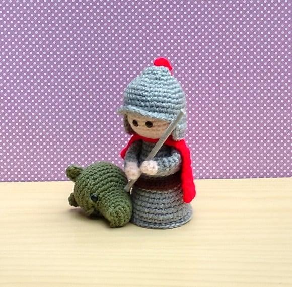 São Jorge Amigurumi