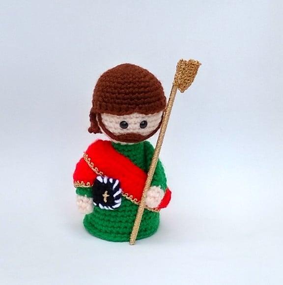 São Judas Tadeu Amigurumi