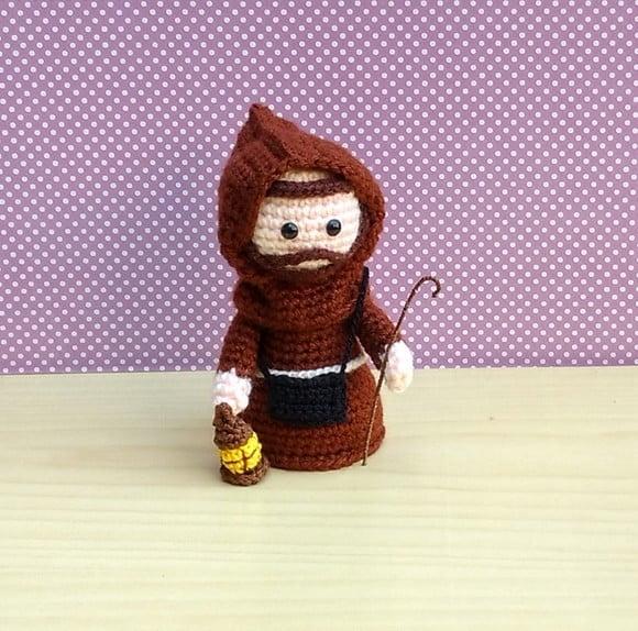 São Longuinho Amigurumi