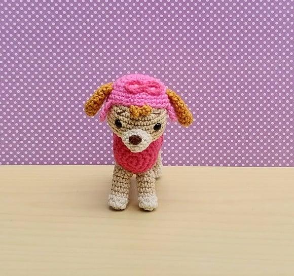 Skye Patrulha Canina Amigurumi