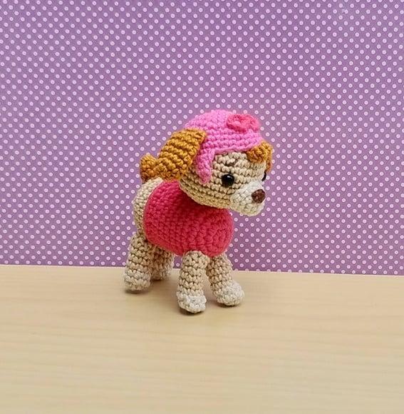 Skye Patrulha Canina Amigurumi