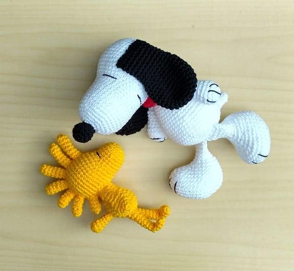 Snoopy e Woodstock Amigurumi