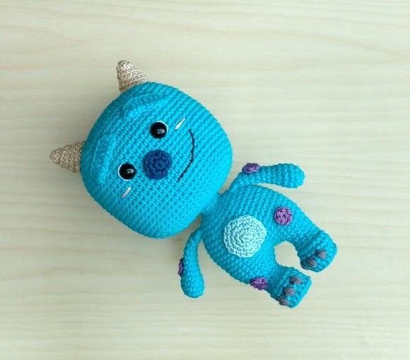 Sulley - James P Sullivan ( Monstros Sa ) Amigurumi