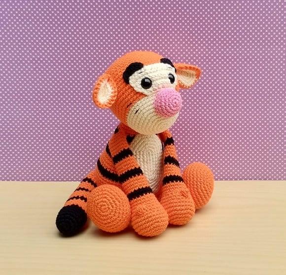 Tigrão ( Turma Ursinho Pooh) Amigurumi