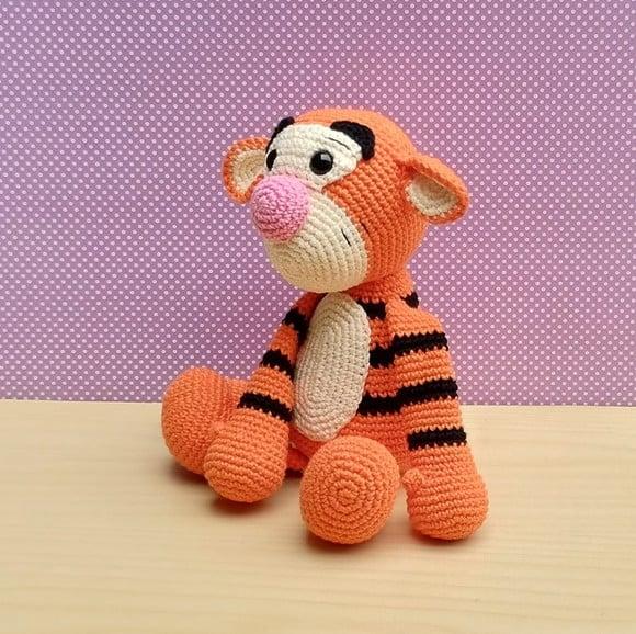 Tigrão ( Turma Ursinho Pooh) Amigurumi