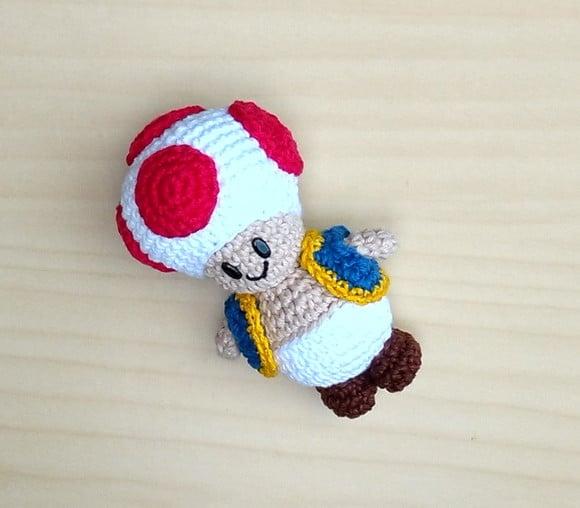 Toad Chibi - Super Mario Amigurumi * Pronta Entrega