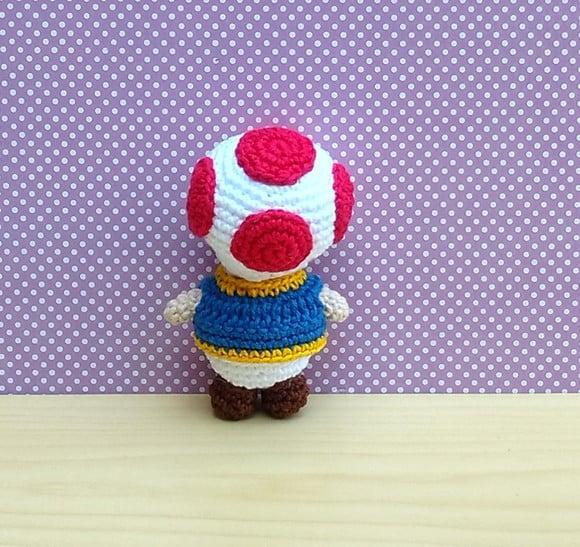 Toad Chibi - Super Mario Amigurumi * Pronta Entrega