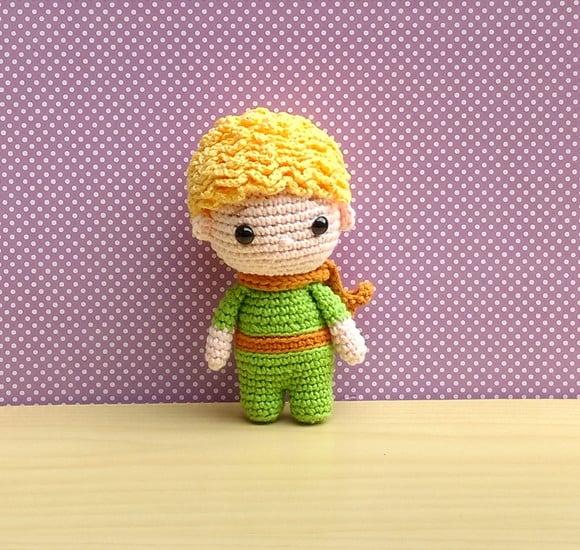 Trio Pequeno Príncipe, Raposa e Piloto Amigurumi