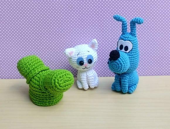 Trio Pets Turminha Amigurumi