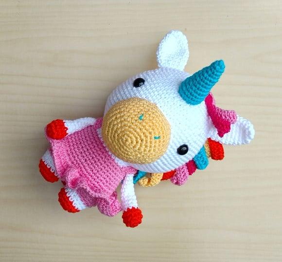 Unicórnio Bella Amigurumi