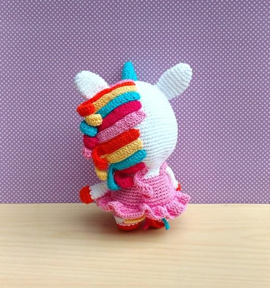 Unicórnio Bella Amigurumi