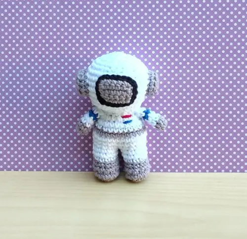 Astronauta Yuri Amigurumi
