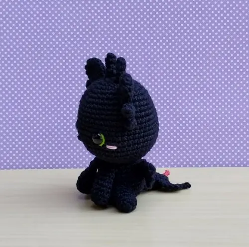 Banguela Amigurumi - Como Treinar o Seu Dragão