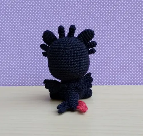 Banguela Amigurumi - Como Treinar o Seu Dragão
