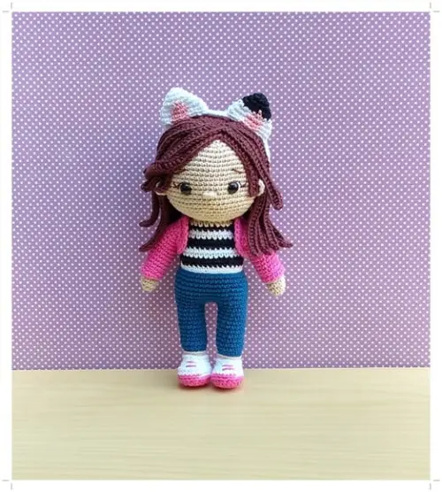 Boneca Gabby 33cm Amigurumi