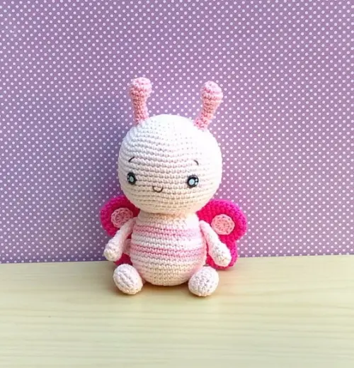 Borboleta Bia Amigurumi