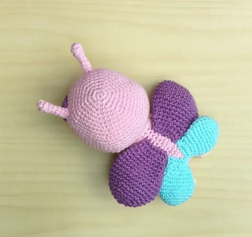 Borboleta Tina Amigurumi