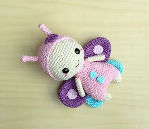 Borboleta Tina Amigurumi