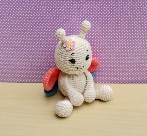 Borboleta Lelê Amigurumi