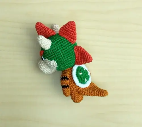 Bowser Chibi - Super Mario Amigurumi * Pronta Entrega