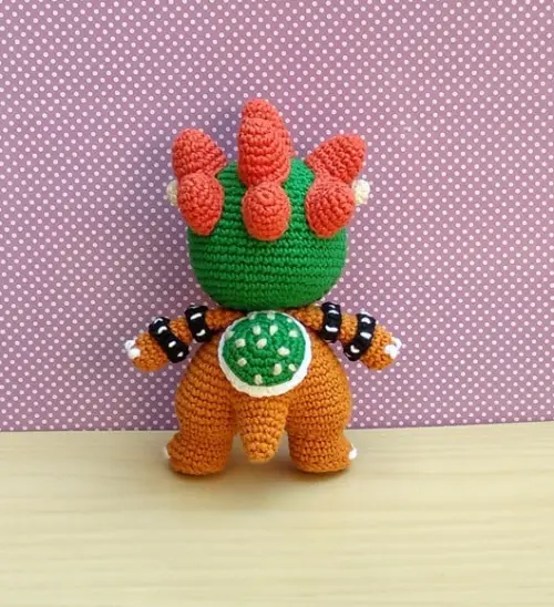 Bowser Coleção 2 ( Mario Bros - Game) Amigurumi
