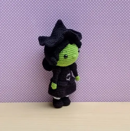 Bruxa Má do Oeste (o Mágico de Oz) Amigurumi