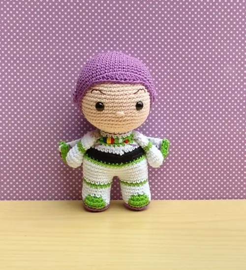 Buzz Lightyear (versão2) - Toy Story Amigurumi