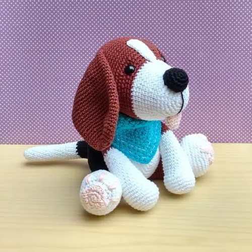 Cachorro Beagle Noah Amigurumi