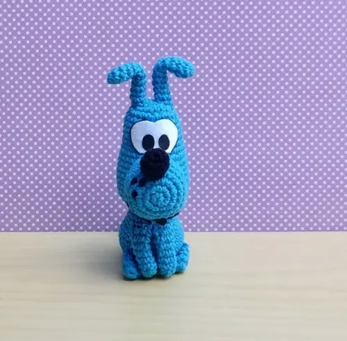 Cachorro Bidu Amigurumi