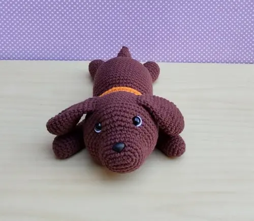 Cachorro Bisteca Amigurumi