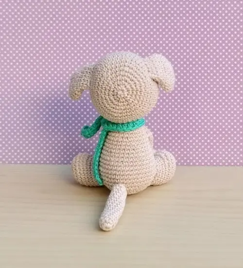 Cachorro Labrador Scott Amigurumi