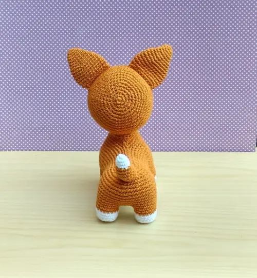 Cachorro Corgi Lucky Amigurumi