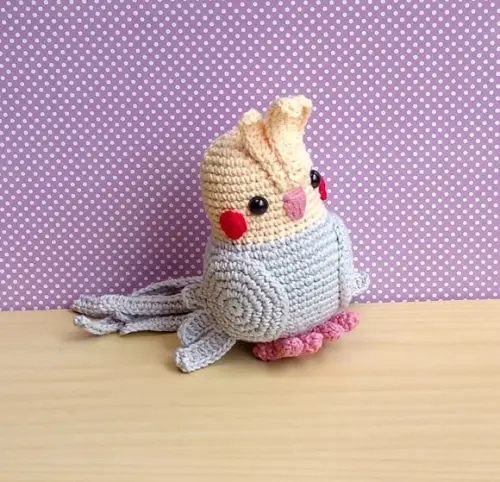 Calopsita Amigurumi