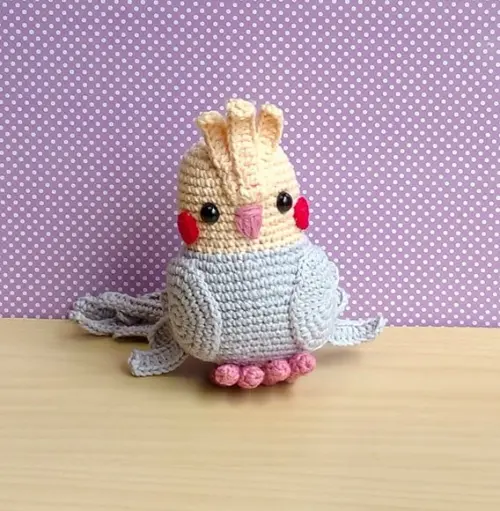 Calopsita Amigurumi