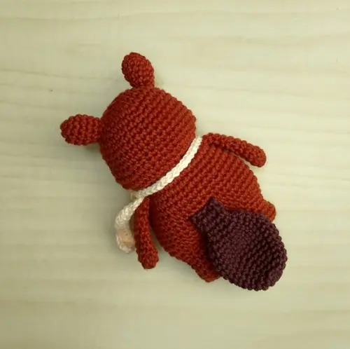 Castor Zac (coleção Bosque) Amigurumi