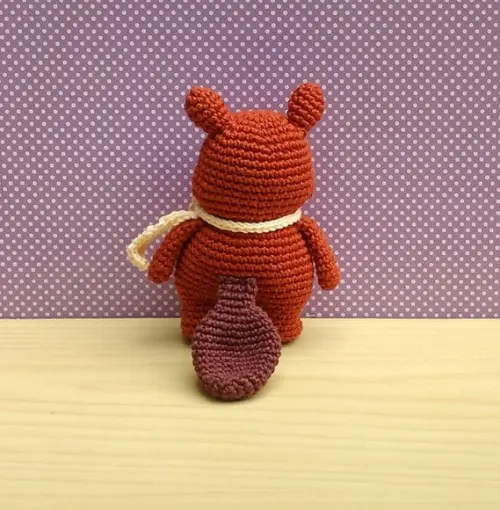 Castor Zac (coleção Bosque) Amigurumi