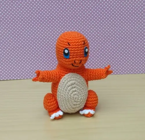 Charmander Pokémon Amigurumi