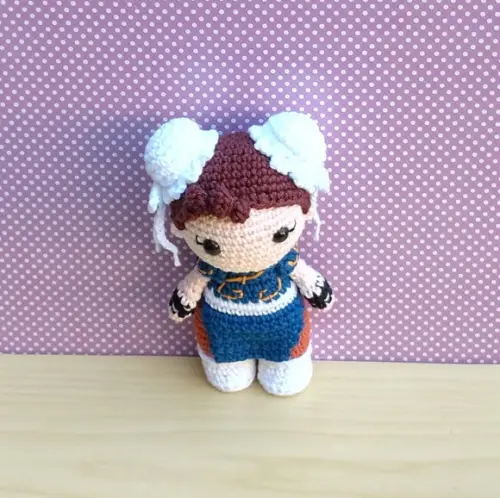 Chun-li - Street Fighter Amigurumi