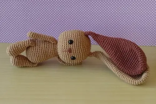 Coelho Orelhudo Biel Amigurumi