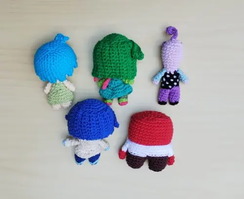 Coleção Divertidamente 1 Amigurumi
